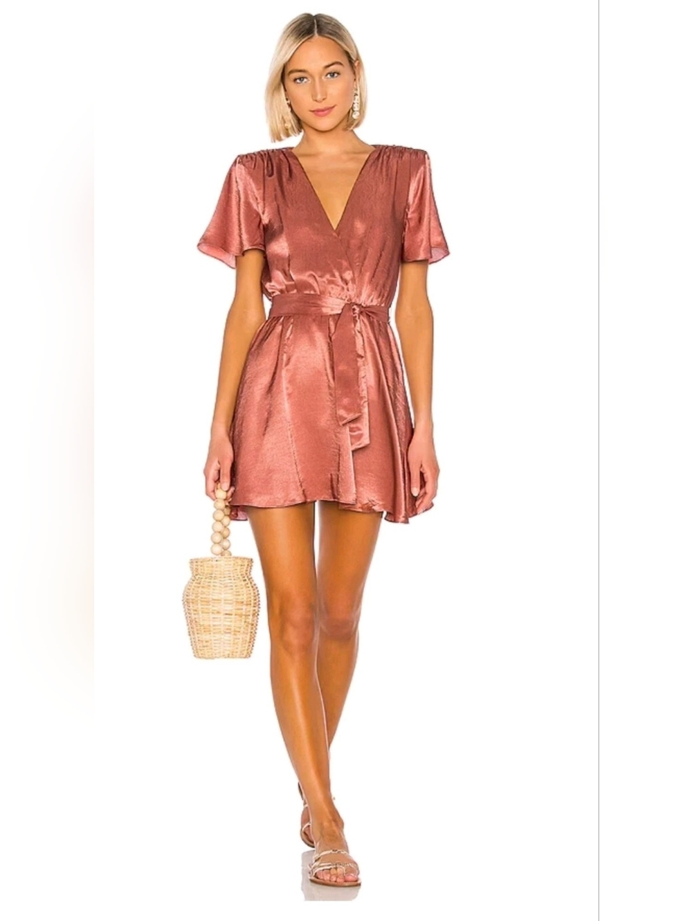 House of Harlow 1960 x REVOLVE Annika copper belted dress, Large